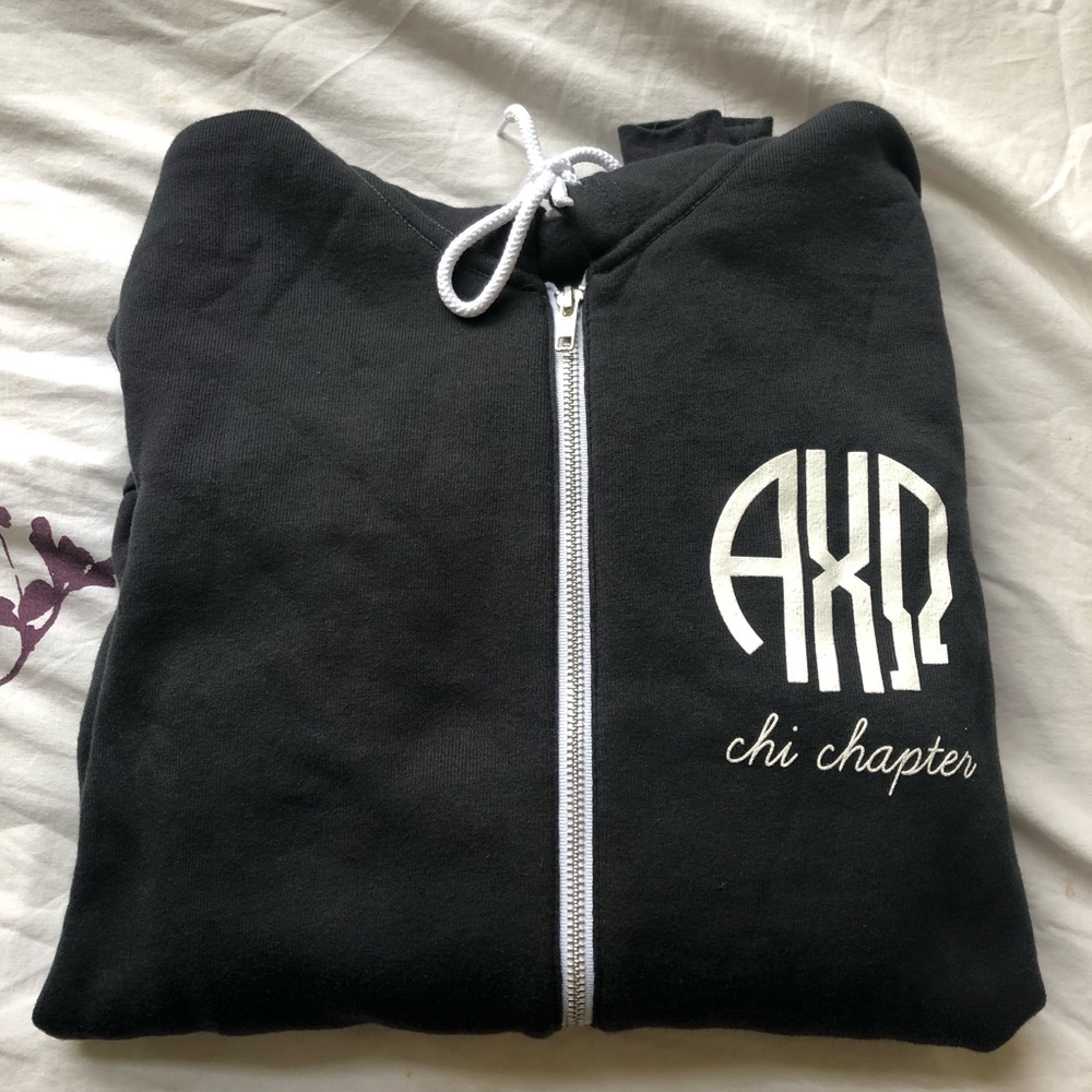 Alpha chi omega zip up